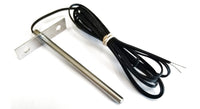 10K_6SSP_FLNG_4_2m_150C - 10K Type-II Thermistor Temperature Sensor with 4in Stainless Steel Probe, flange mount, and 2m wire. Rated for 150C