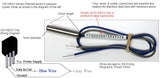 1WT_6SSP_1_30cm_2w_Rom: 1-Wire Temperature sensor with stainless steel probe & RomID label.