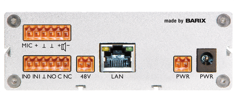 Barix Annuncicom-200: POE-Enabled IP-Audio Encoder/Decoder – DataNab LLC