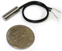 10K_5SSP_mini_10cm - 10K Type-II Thermistor Temperature Sensor with 15mm stainless steel probe and 10cm wire