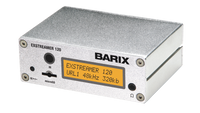 Barix Exstreamer-120:  IP-Audio Decoder with LCD Display and Micro SD slot.