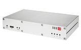 Barix Exstreamer-500:  IP-Audio Encoder/Decoder with XLR stereo inputs and outputs.