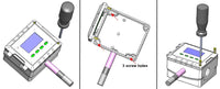 MBus_WTH_LCD_ETH_EXT:  ModbusTCP / ModbusRTU Wall Temp/Humidity Sensor with LCD, 2 analog outputs, and 2m cable extension